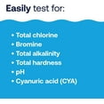 thumbnail image 3 of PAWTY 1275 Swimming Pool Care 6-Way Test Kit, Swimming Pool Water Chemical Tester, 100 Tests, 3 of 8