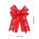 thumbnail image 3 of Nudo Decorativo De Poliéster Paquete de 4 lazos decorativos navideños de poliéster para decoración festiva, 25 x 18 cm, en rojo, dorado y plateado JASKFLY, 3 of 8