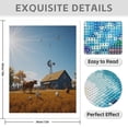 thumbnail image 3 of Diamond Art Kit for Adults, Countryside Farmhouse Animals Landscape Diamond Painting for Adults Beginners, 5D DIY Diamond Art Painting Kits, Colorful Diamond Painting Craft for Home Decor 12x16, 3 of 7