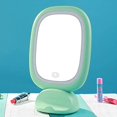 thumbnail image 3 of Makeup Mirror with Lights Makeup Mirror with LED Light,Dimmable Natural Lights, Touch Screen, Countertop Table Mirror Vanity Mirror Cosmetic Mirror Portable Traveling Mirror (Color : B), 3 of 7