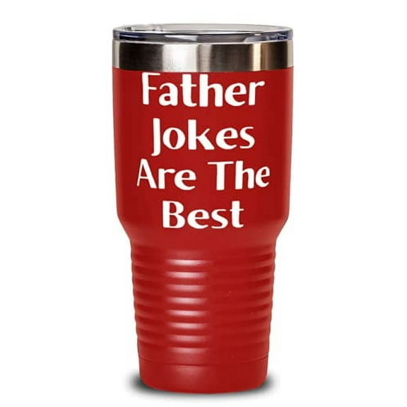 Epic Father 30oz Tumbler, Father Jokes Are The Best, For Dad, Present From Son D