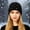 Black, variant on KANG Fashion Rhinestone Embellishment Cold Hat Fall And Winter Fashion Versatile Pullover Knit Hat Punk Style With Hat Black One Size