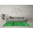 thumbnail image 3 of Ahgly Company Indoor Square Persian Green Bohemian Area Rugs, 7' Square, 3 of 4