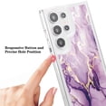 thumbnail image 4 of TECH CIRCLE For Galaxy S20 FE Case,Stylish Marble Design Protective Shockproof Slim Thin Soft TPU Military Drop Protection Girls Women Men Case for Samsung Galaxy S20 FE 6.5" 2020,Purple, 4 of 6