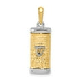 thumbnail image 1 of FB Jewels 14K Two Tone Gold Mezuzah Pendant, 1 of 4