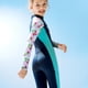 thumbnail image 2 of DIVE&SAIL Traje de neopreno para niños Traje de buceo de manga larga Protección UV (Azul oscuro S), 2 of 8