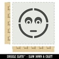 thumbnail image 2 of Scared Face Emoticon DIY Cookie Wall Craft Stencil - 5.5 Inch, 2 of 5