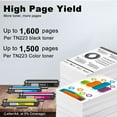 thumbnail image 2 of TN223 Toner Cartridge Compatible for Brother TN-223BK Toner for MFC-L3770CDW Printer（5PK）, 2 of 5