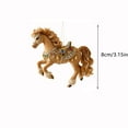 thumbnail image 3 of 3.15 Inch Crystal Horse Christmas Ornaments Horse Pony Ornament Xmas Tree Decorations 2D Flat Acrylic Ornaments Keepsake Horses Lovers Gifts, 3 of 5