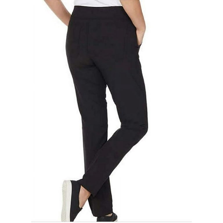 Weatherproof Vintage Ladies Stretch Flex Slim Pants Black XXL
