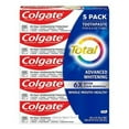 thumbnail image 1 of Colgate Total SF Advanced Whitening Whole Mouth Health Toothpaste 6.4 Oz Each 4 Pack, 1 of 1