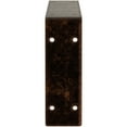 thumbnail image 6 of Ekena Millwork 2"W x 16"D x 6 1/2"H Embrey Steel Bracket, Antiqued Copper, 6 of 11