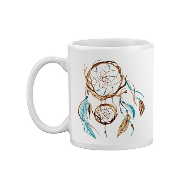 Watercolor Ethnic Dream Catcher. Mug -Image by Shutterstock,