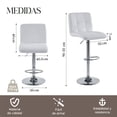 thumbnail image 3 of Set de 2 Sillas Altas Elly Maple Blancas, 3 of 7