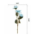 thumbnail image 3 of Enova Home  18" Artificial Nature Touch Magnolia Stem Fake Flowers for Home Decor Blue, 3 of 5
