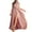 Pink, variant on Fesfesfes Women Gowns Short Sleeve Stapless Solid Sequins Hight Split Long Sleeve Party Long Cocktail Dress Plus Size $10