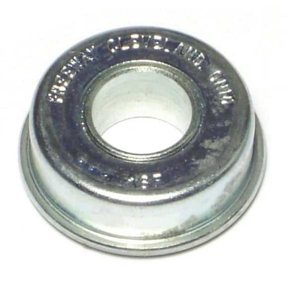 1/2" x 1-1/8" Zinc Plated Steel Flange Bearings (3 pcs.)
