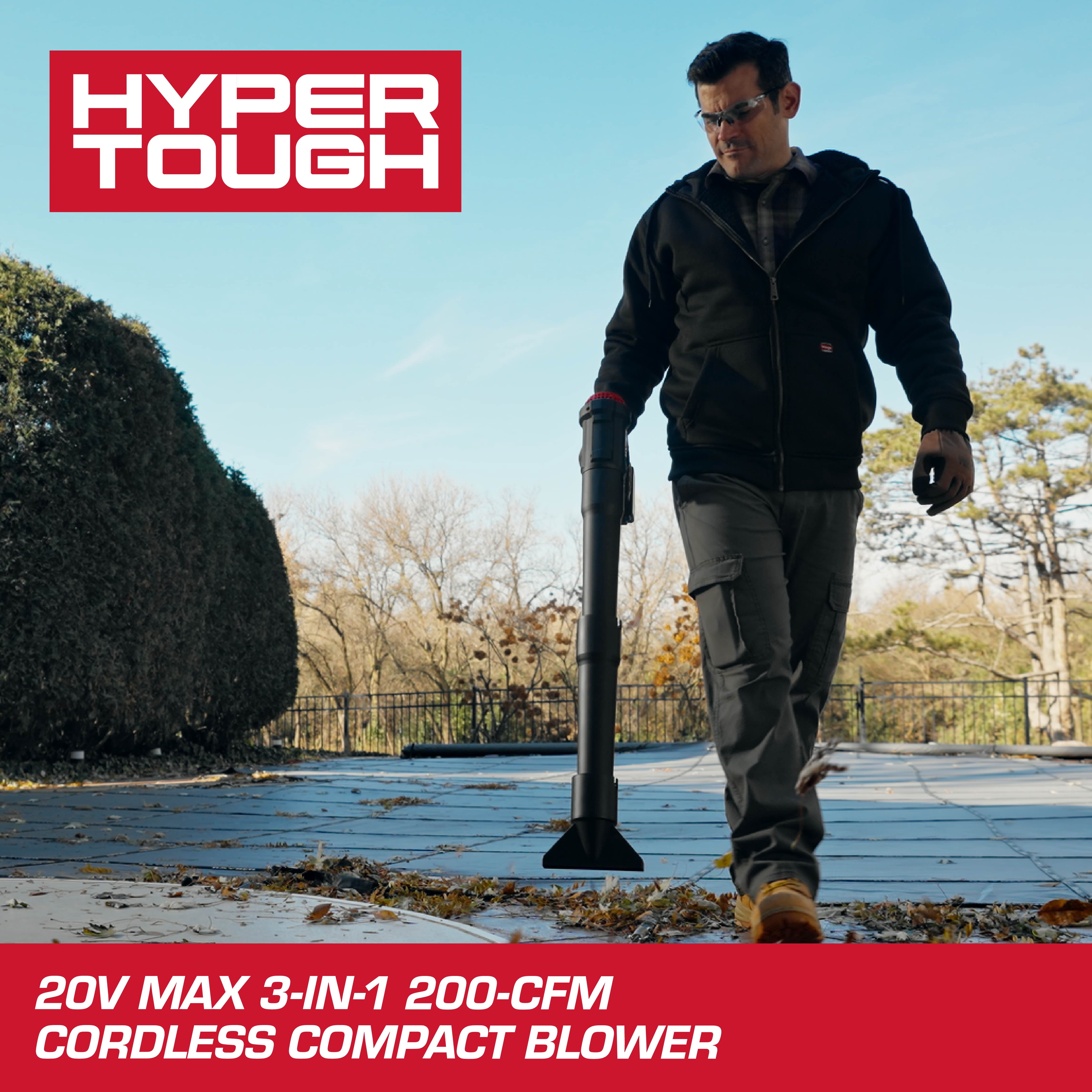 Hyper Tough 20V 3-IN-1 200CFM Compact Blower, HY5601050516007