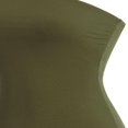 thumbnail image 5 of CHUANK Women‘s 2-Pack Basic Solid Stretchy Cotton Long Bandeau Tube Top, 5 of 5