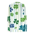 thumbnail image 5 of St. Patrick's Day Sweatshirt for Women Striped Shamrock Graphic Quarter Zip Pullover Long Sleeve Loose Fit Soft Festive Holiday Clothes, 5 of 5
