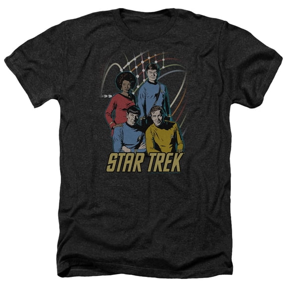 Star Trek - Warp Factor 4 - Heather Short Sleeve Shirt - Large