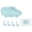 Blue, variant on NFTIGB Cloud Shaped Wall Hooks Strong Adhesive Nail Free Multipurpose Hangers for Bathroom Kitchen White, 4 Pack