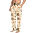 thumbnail image 2 of FORMRS Mens Pajama Pants with Pockets Sleepwear Lounge Bottoms Sizes S-2XL, Fall Book Shelf, 2 of 7