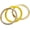Yellow, variant on 3Pcs Set Colorful Round Acrylic Stackable Bangle Bracelets Minimalist Jewelry for Women Geometric Bohemian Chunky Thick Wide Thin Bracelet Boho Holiday Ring Size 8
