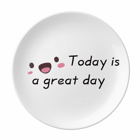 

Inspirational Blessing Latest Plate Decorative Porcelain Salver Tableware Dinner Dish