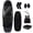 F0 Black (1 battery), variant on XRELIATECH Carbon Fiber High-Speed Electric Surfboard 15 kW Water Jet Surf Board,Max-Speed 55 KM/h,330Ibs Load Capacity, Battery Life 60-120 Min,IP67 Waterproof, Hydrofoil Board for Adult