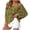 Army Green, variant on UJNDER Women Off Shoulder Tops Casual Three Quarter Sleeve Crochet Sweaters Lightweight Oversized Knit Blue M