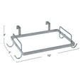 thumbnail image 2 of Household Essentials Metal Over the Door Trash Bag Holder, Silver, 2 of 8