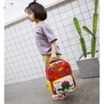 thumbnail image 2 of Mochila de viaje preescolar para niños pequeños, mochila escolar de dibujos animados, mochila (dinosaurioNaranja), 2 of 5