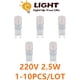 thumbnail image 2 of Super brillante G9 2,5 W con cubierta de PC 230V SMD2835 lámpara Led Mini luz para Lámpara decorativa, 2 of 4