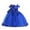 Blue, variant on TBWNWG Elegant Off Shoulder Pageant Gown With Decorative Bow for Girls And Stage Performance Birthday Party formal Dress,Sizes 3-4 Years