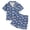 P138 Blue, variant on Tfken Halloween Boys Pajamas Sets Sleepwear Nightwear Festival Halloween Print Comfortable Pajamas Set Homewear Summer Fashion Classic Loungewear Outfit Size 2-3 Years Blue