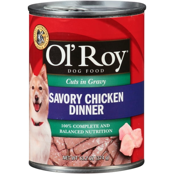 Ol' Roy Cuts in Gravy Savory Chicken Dinner Wet Dog Food, 13.2 Oz