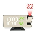 thumbnail image 7 of sruoe Alarm Clock, Digital Clock, Alarm Clock for Heavy Sleepers Adults, LED Display Alarm Clock, Modern Electric Alarm Clocks, Alarms Clock for Bedroom, White, 7 of 7