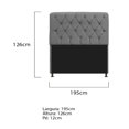 thumbnail image 3 of Cabecera Lady king size - Gris WEIK Lady, 3 of 3