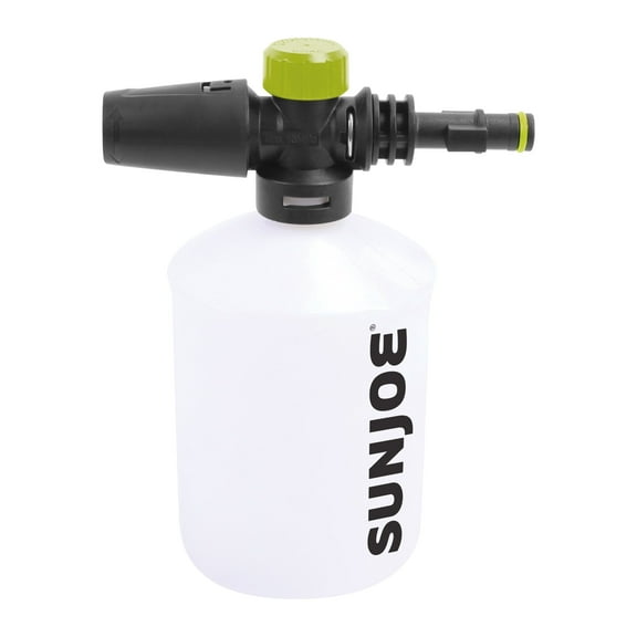 Sun Joe 26 oz Adjustable Foam Cannon Pressure Washer Attachment W/ Adapters