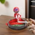 thumbnail image 6 of KGOTA Alien Smoking Ashtray Outdoor Ash Tray Cool Ashtrays For Cigarettes (Red), 6 of 9