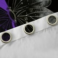 thumbnail image 5 of Feelyou Tribal Butterfly Animal Black Out Curtains, Psychedelic Stars Galaxy Curtains Pack of 2 (42x63 Each), Black Purple Bedroom Curtains, Living Room Curtains Decor, 5 of 7