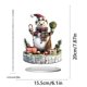thumbnail image 3 of Crea un adorno navideño invernal de Papá Noel en acrílico 2D para decoración festiva del hogar. Regalo perfecto para decoración navideña. Plato acrílico de pie., 3 of 6