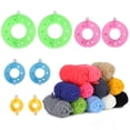 thumbnail image 2 of Kits para Hacer Pompones, máquina de Bolas de Cola de imitación DIY, Fabricante de Pompones DIY para Hilo, Fabricante de Pompones de Colores, Herramientas para Tejer Manualidades, 2 of 14