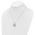thumbnail image 5 of 925 Sterling Silver Cable Necklace with Pendants Chain Sentimental Expressions Antiqued Heart Remembrance Ash Holder 18 inch, 5 of 7