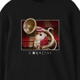 thumbnail image 7 of Coraline Girls Black Crew Neck Long Sleeve Sweatshirt - Large, 7 of 7