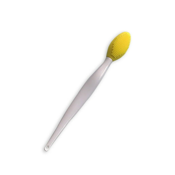 Guardurnaity Cepillo de labios Accesorios para mujer Removedor de comedón Suministros cosméticos Limpiador facial Herramientas de maquillaje Cepillos Cuerpo del baño Amarillo Guardurnaity CE012355-01