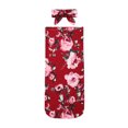 thumbnail image 1 of Honganda Sweet Floral Printed Full Wrapped Type Baby Quilt and Headband Set, 1 of 6