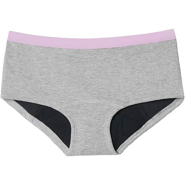 Thinx BTWN Teen Period Underwear - Shorty Panties (Grey, 13/14 - Super ...