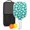 White-2, variant on Pickleball Paddles Set Of 1, Fiberglass Surface, Daisy Floral Print, 1 Paddle, 2 Balls & Bag
